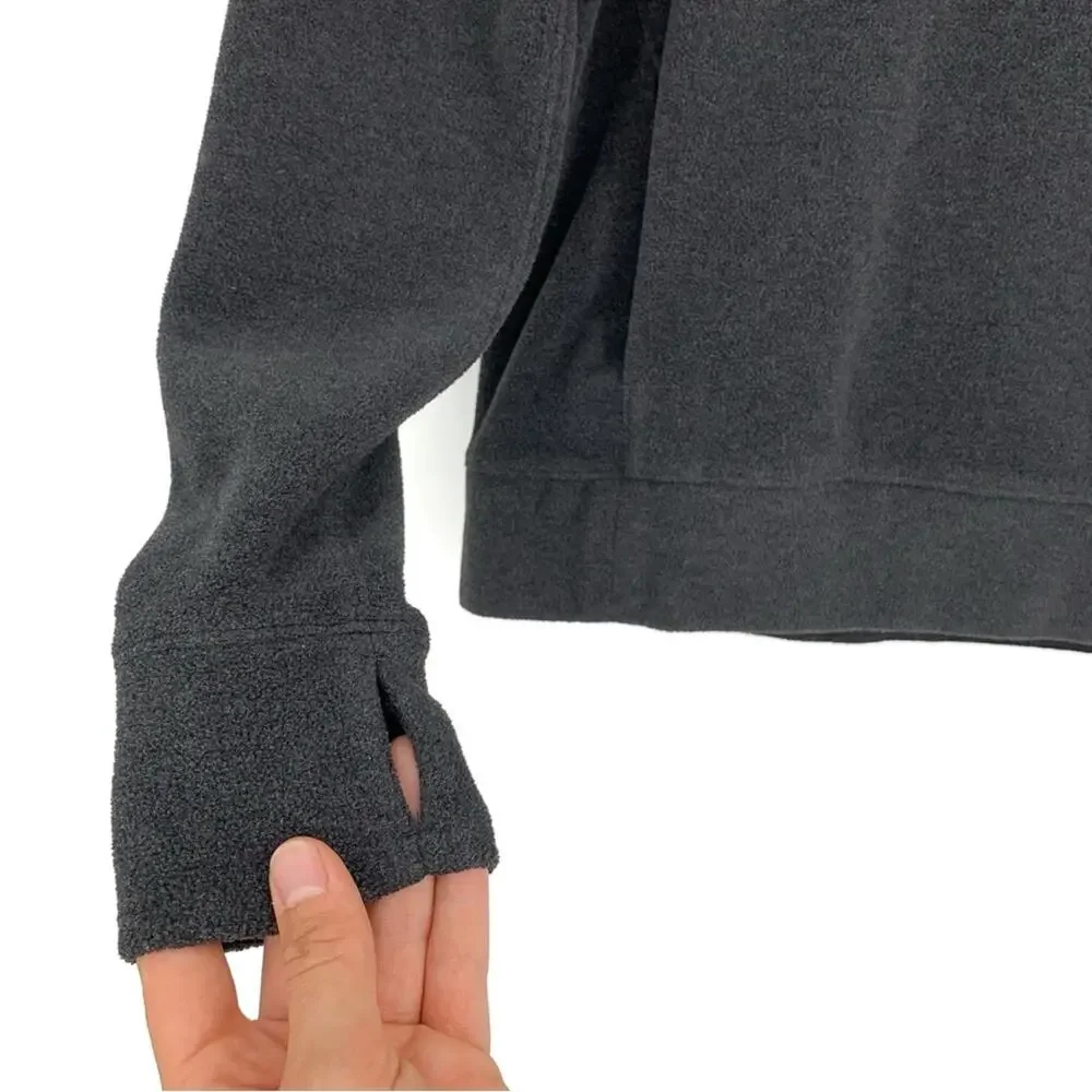 LULULEMON Go Forward Fleece Pullover Charcoal Grey 6